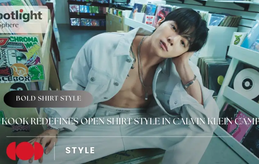 Jung Kook Redefines Open Shirt Style in Calvin Klein Campaign