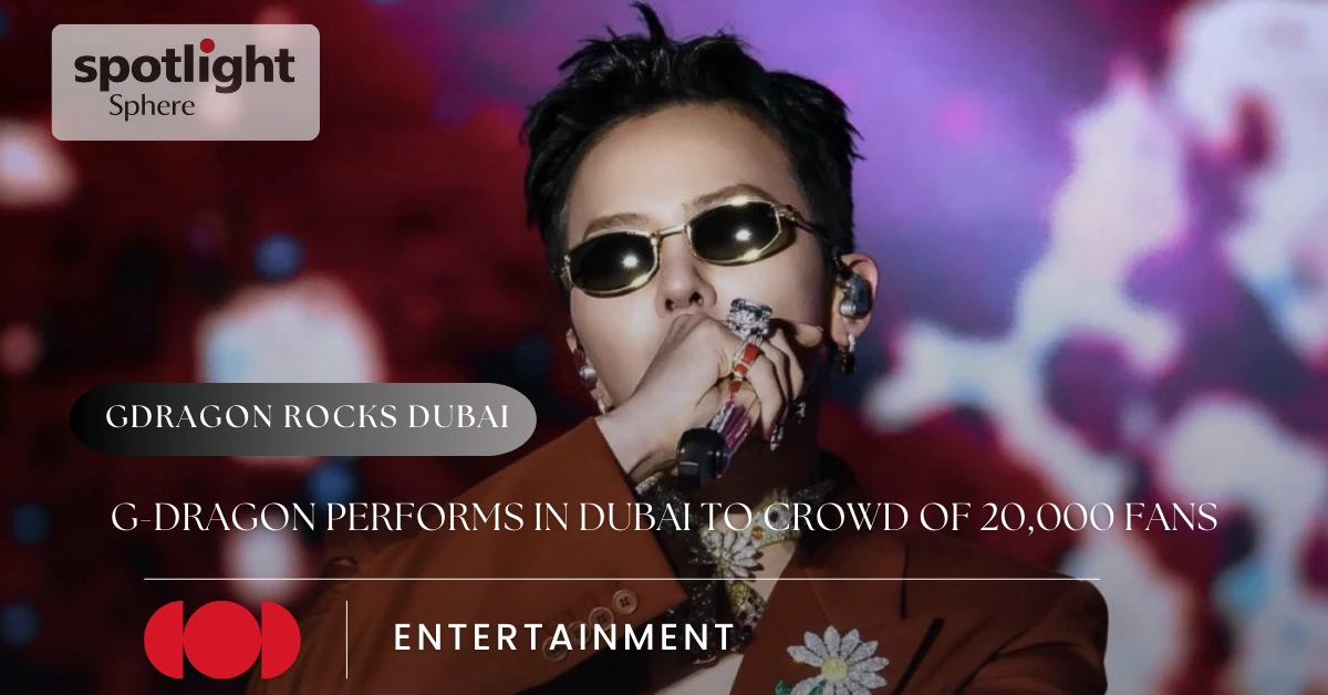 G-Dragon Performs in Dubai to Crowd of 20,000 Fans