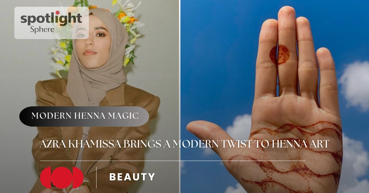 Azra Khamissa Brings a Modern Twist to Henna Art