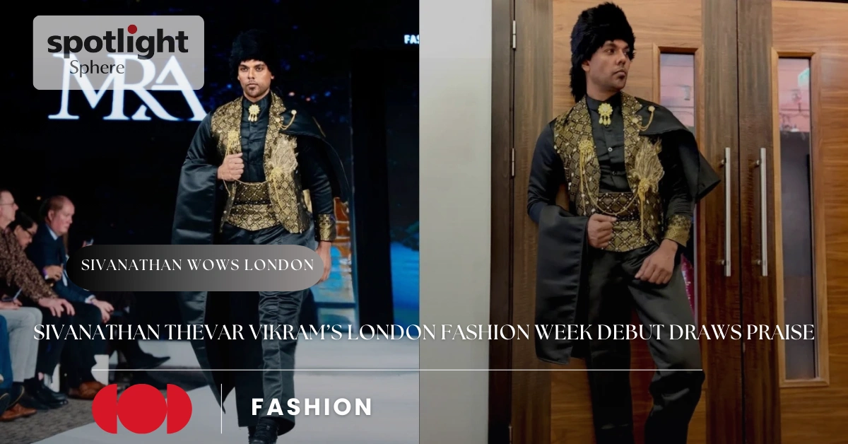 Sivanathan Thevar Vikram’s London Fashion Week Debut Draws Praise