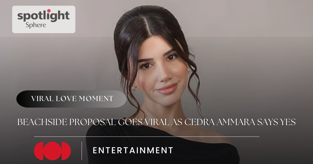 Beachside Proposal Goes Viral as Cedra Ammara Says Yes